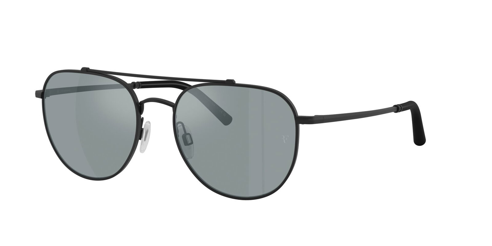  Das Bild zeigt die Oliver Peoples Sonnenbrille OV1346S 50626G leicht seitlich.
